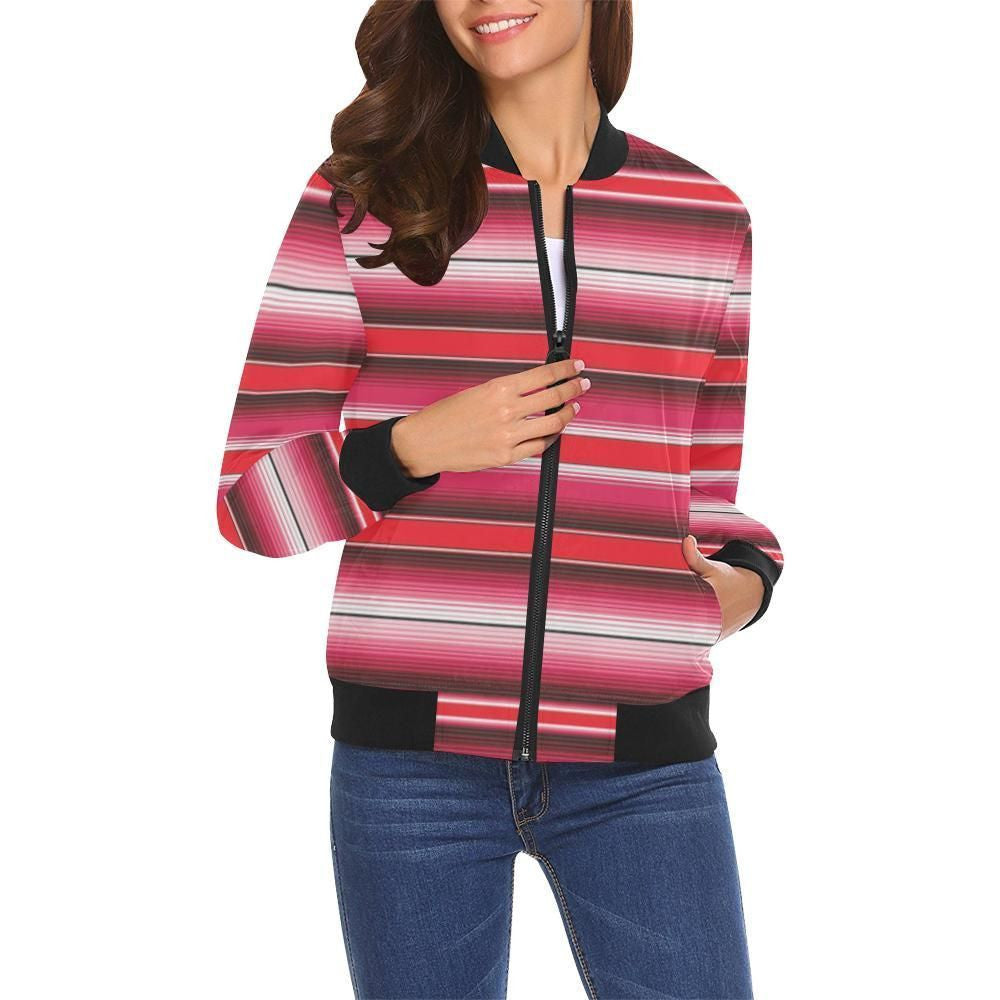 Pattern Print Mexican Serape Blanket Baja 3d Printed Unisex Jacket