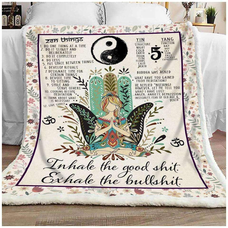 Hippie Blanket Giving Yoga Lovers Inhale The Good Shit