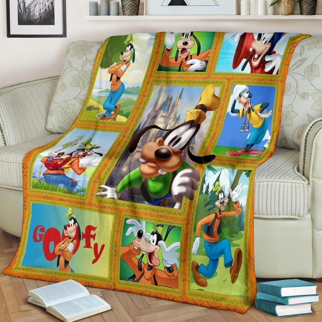 Goofy For Cartoon Lovers Printed Fleece Blanket