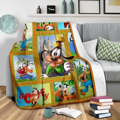 Goofy For Cartoon Lovers Printed Fleece Blanket