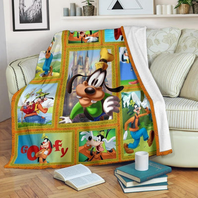 Goofy For Cartoon Lovers Printed Fleece Blanket