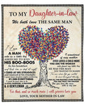 Fleece Blanket To My Daughter In Law I Will Forever Love You Fleece Blanket