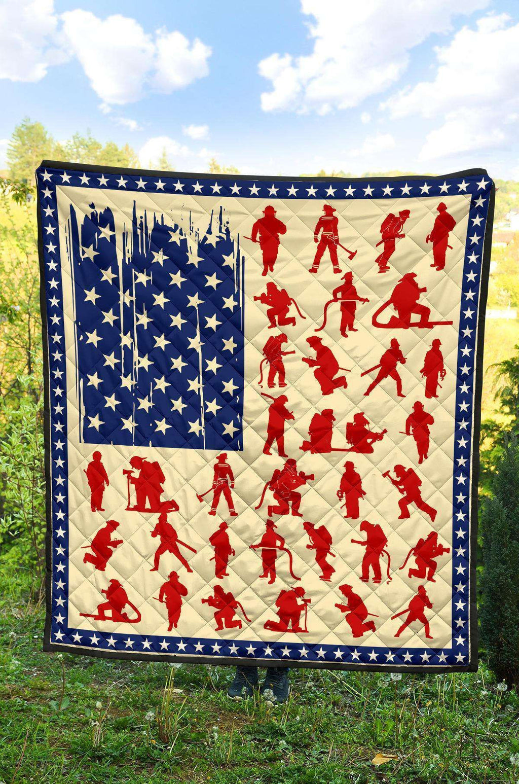 Firefighter Flag Trending Gift For Firefighter Blanket