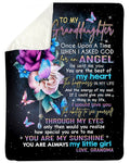 You Are My Sunshine Gift For Granddaughter From Grandma Fleece Blanket