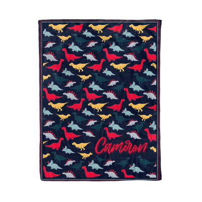 Colorful Camcron Dinosaur Fleece Blanket Gift For Men