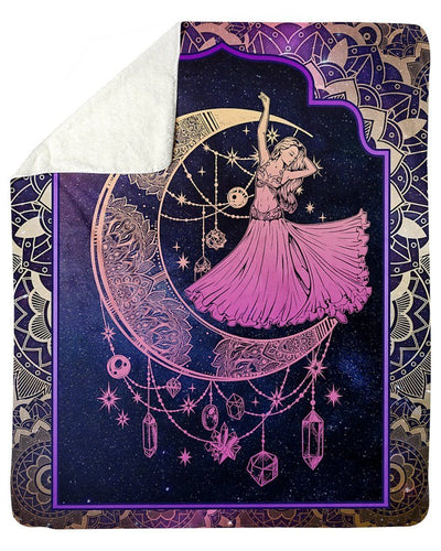 Beautiful Belly Dance Custom Design Fleece Blanket