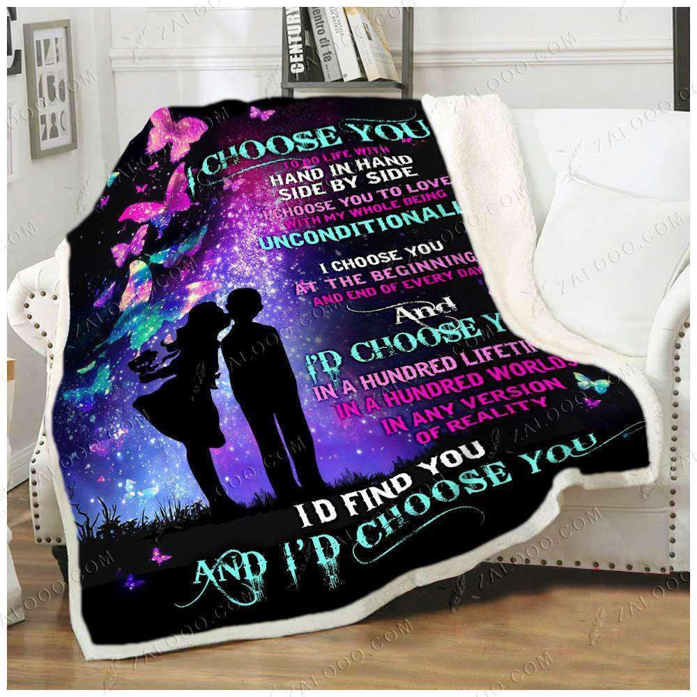 Fleece Blanket - I Choose You