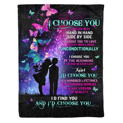 Fleece Blanket - I Choose You
