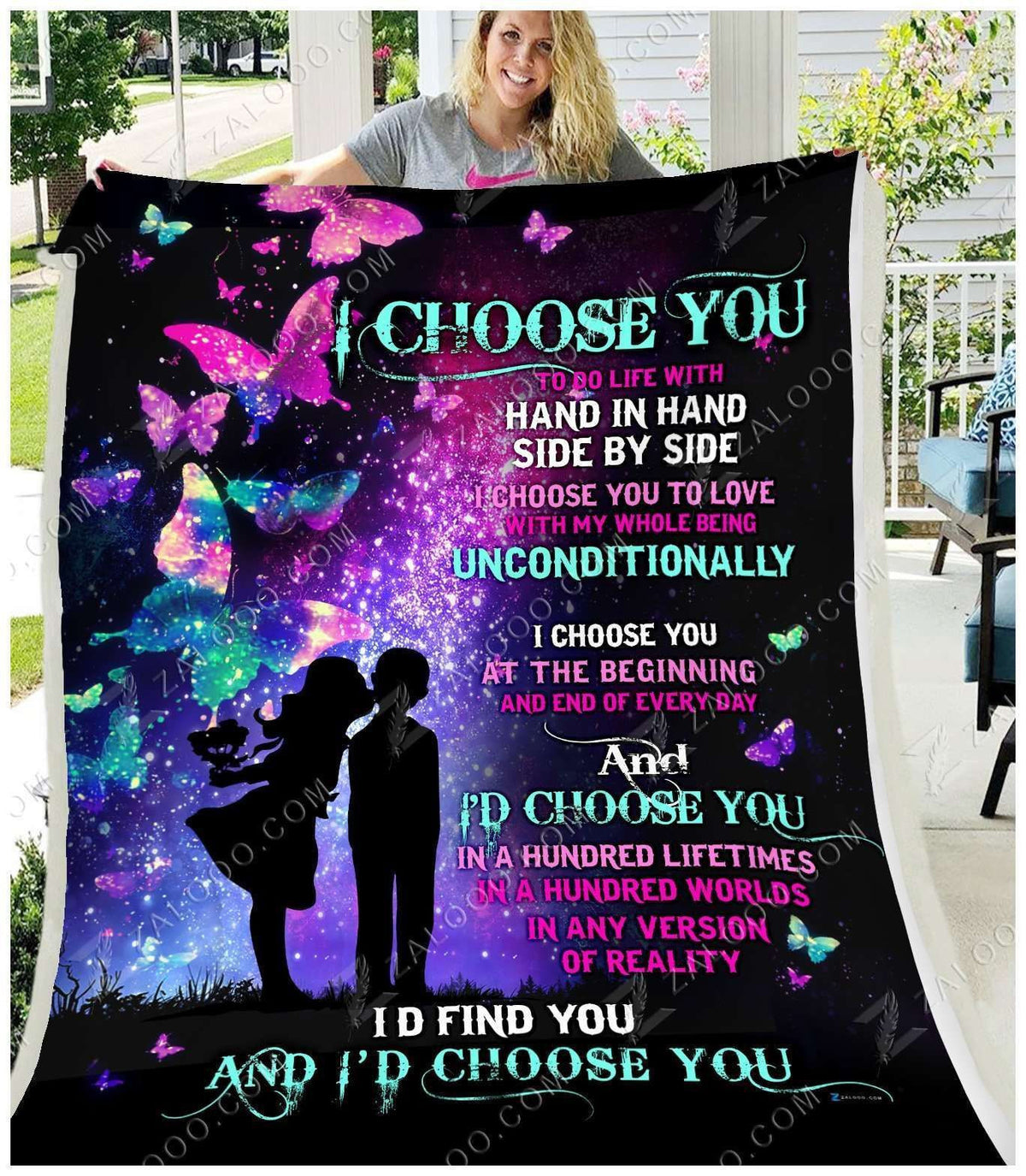Fleece Blanket - I Choose You