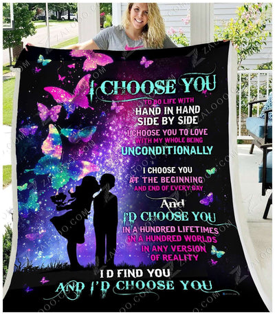 Fleece Blanket - I Choose You