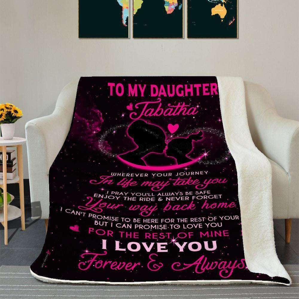 Blanket Giving Daughter Tabatha Never Forget Your Way Back Home
