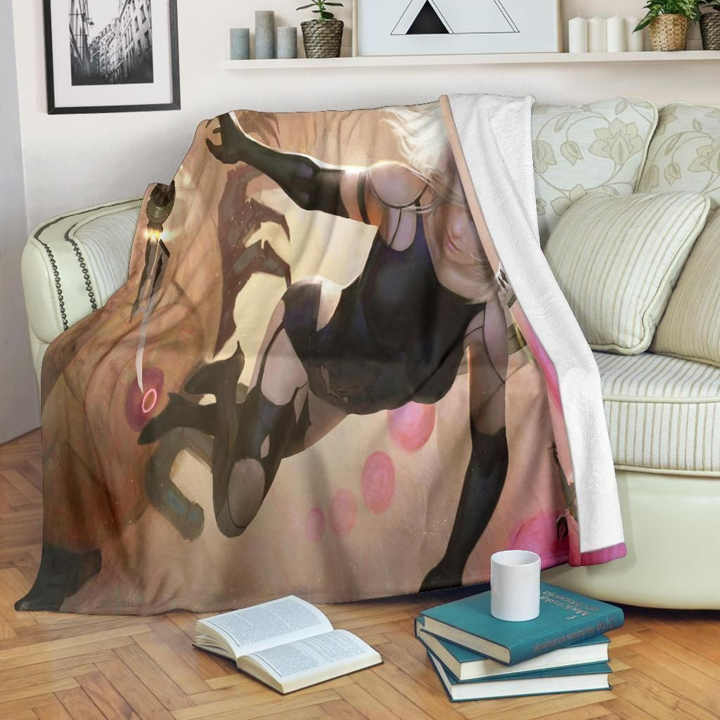 For Anime Amino Bedding Decor Gift Idea Fleece Blanket