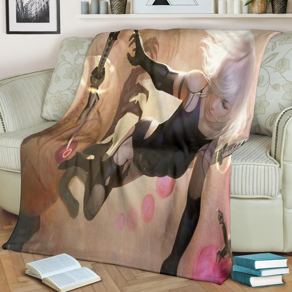 For Anime Amino Bedding Decor Gift Idea Fleece Blanket
