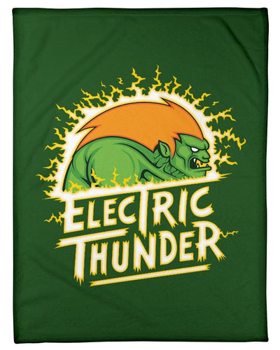 Electric Thunder Fleece Blanket