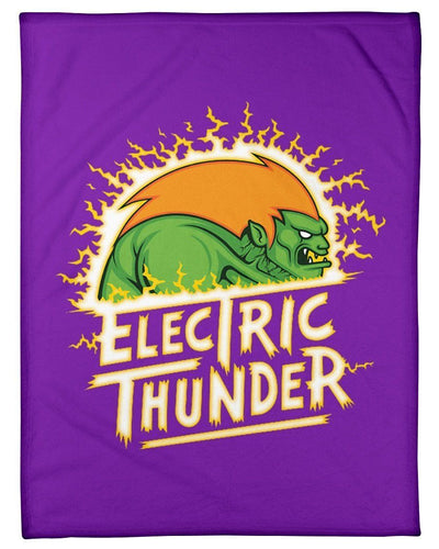 Electric Thunder Fleece Blanket