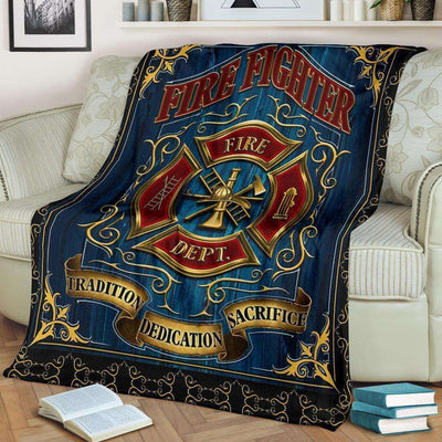 Blanket Gift For Firefighter Tradition Dedication Sacrifice