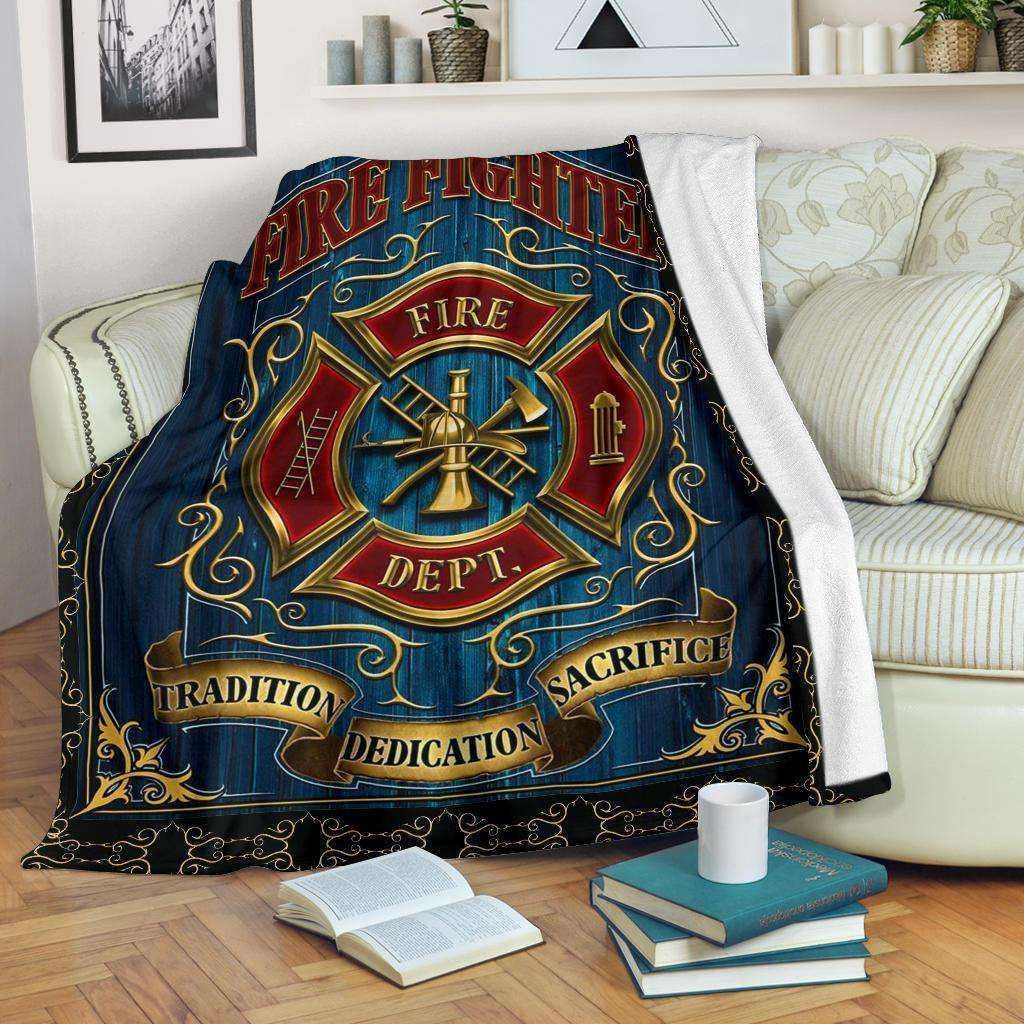 Blanket Gift For Firefighter Tradition Dedication Sacrifice