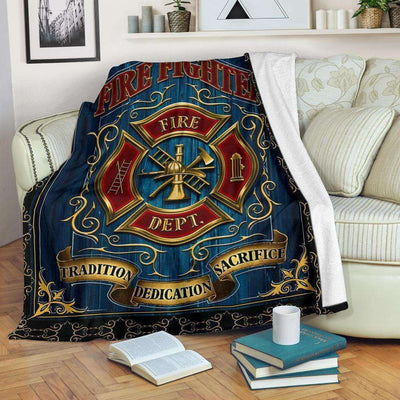 Blanket Gift For Firefighter Tradition Dedication Sacrifice