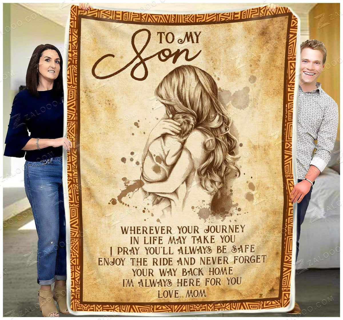 Blanket Gift For Son I'm Always Here For You