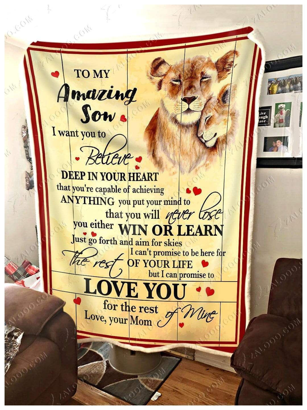 You Will Never Lose Blanket Gift For Son
