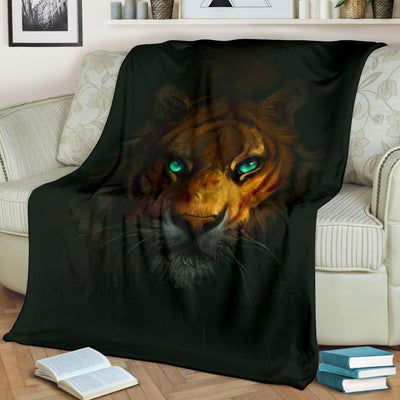 Legendary Tiger Fleece Blanket Gift For Tiger Lovers