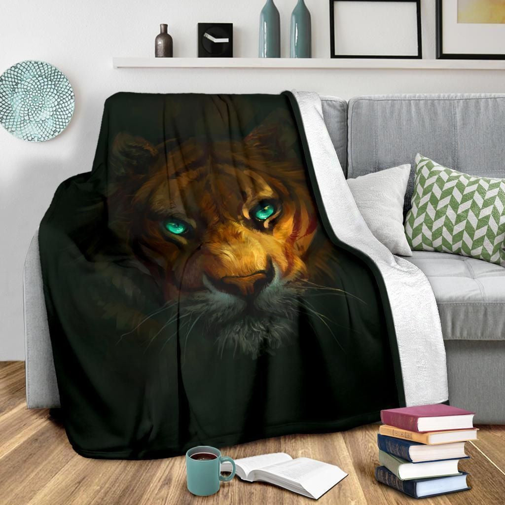 Legendary Tiger Fleece Blanket Gift For Tiger Lovers