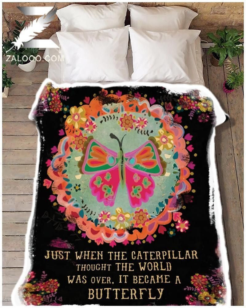 Blanket Gift For Butterfly Lovers It Became A Butterfly