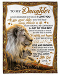 Birthday Gift For Daughter You'll Always Be My Baby Fleece Blanket Fleece Blanket