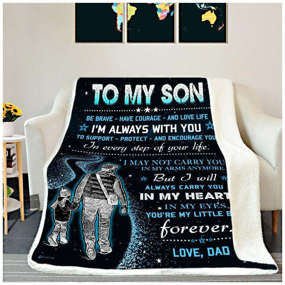 Youďż˝re My Little Boy Forever Blanket Gift For Son