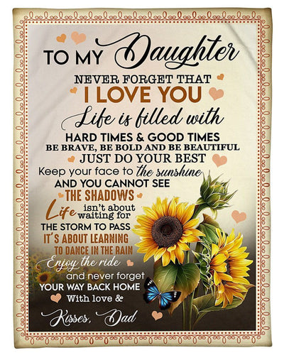 To Daughter I Love You To The Moon And Back Fleece Blanket Fleece Blanket