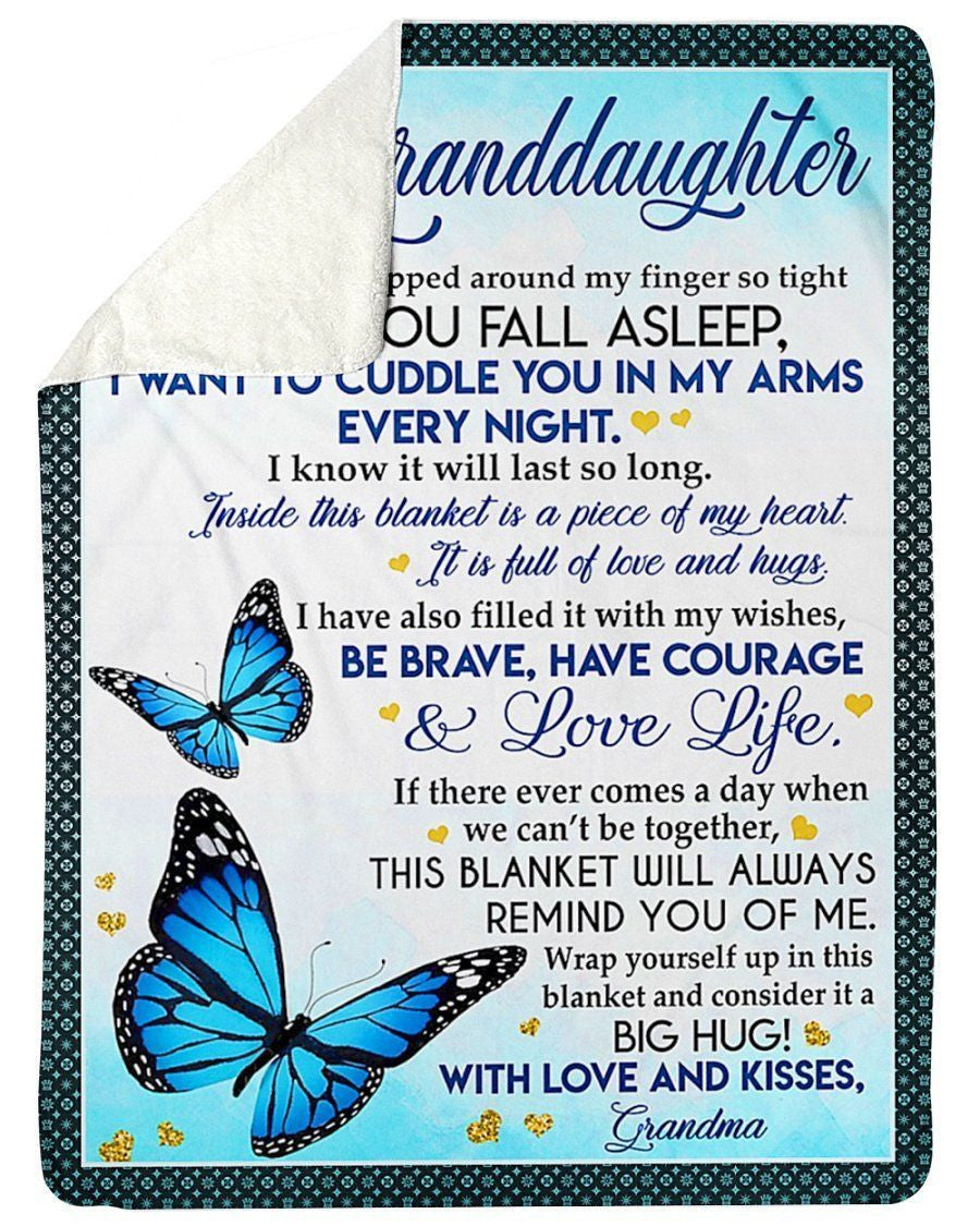 This Blanket Will Always Remind You Of Me Grandma To Granddaughter Fleece Blanket Sherpa Blanket