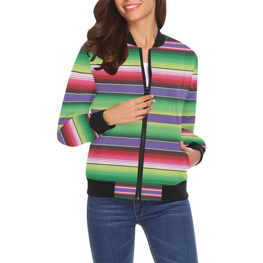 Mexican Serape Blanket Baja Pattern 3d Printed Unisex Jacket