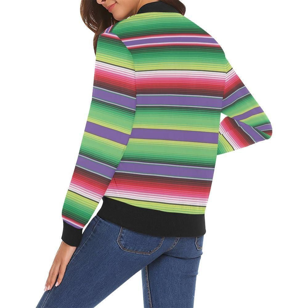 Mexican Serape Blanket Baja Pattern 3d Printed Unisex Jacket