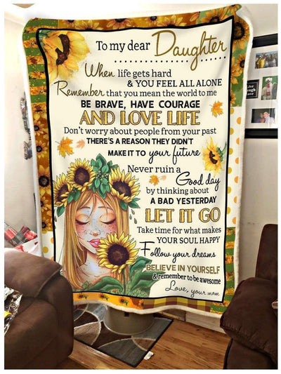 Hippie Blanket Gift For Daughter Believe In Yourself