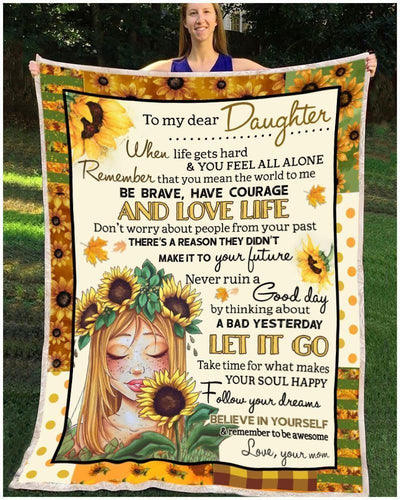 Hippie Blanket Gift For Daughter Believe In Yourself