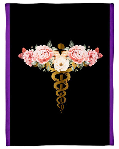 Veterinary Symbol Special Simple Custom Design Fleece Blanket