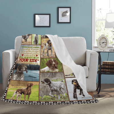 German Shorthaired Pointer I Know I'm Just A Dog Fleece Blanket
