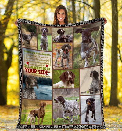 German Shorthaired Pointer I Know I'm Just A Dog Fleece Blanket