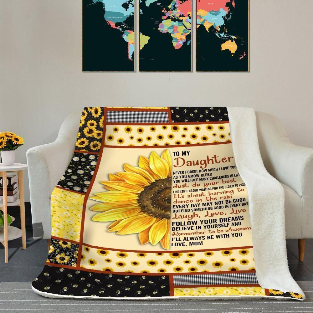 Iďż˝ll Always Be With You Blanket Gift For Daughter