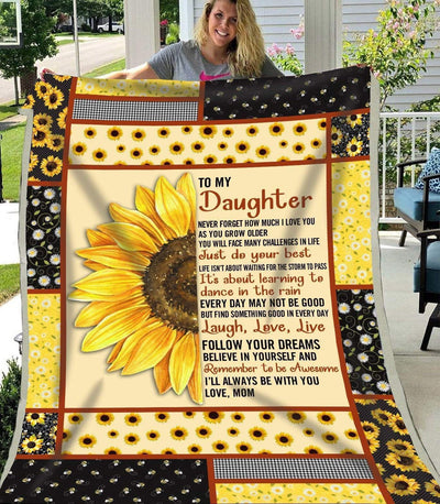 Iďż˝ll Always Be With You Blanket Gift For Daughter