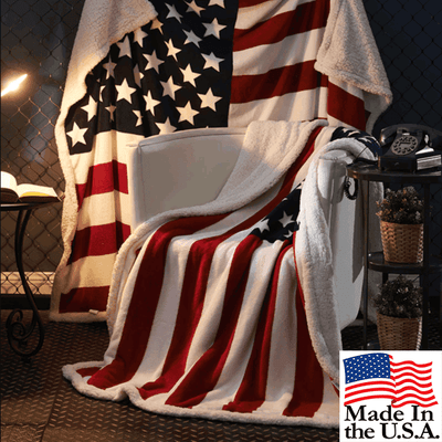 American Flag United States Blanket