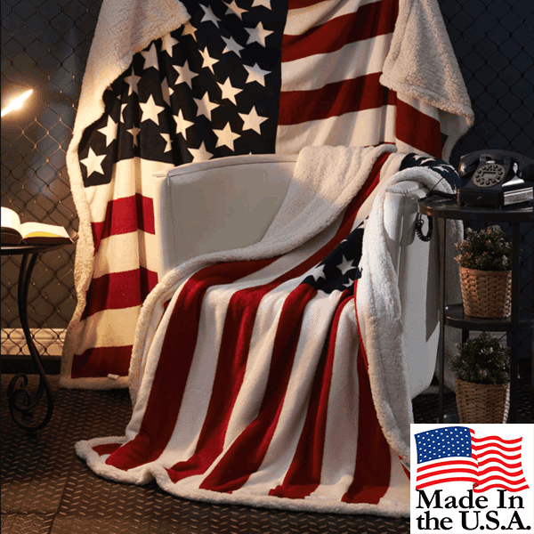 American Flag United States Blanket
