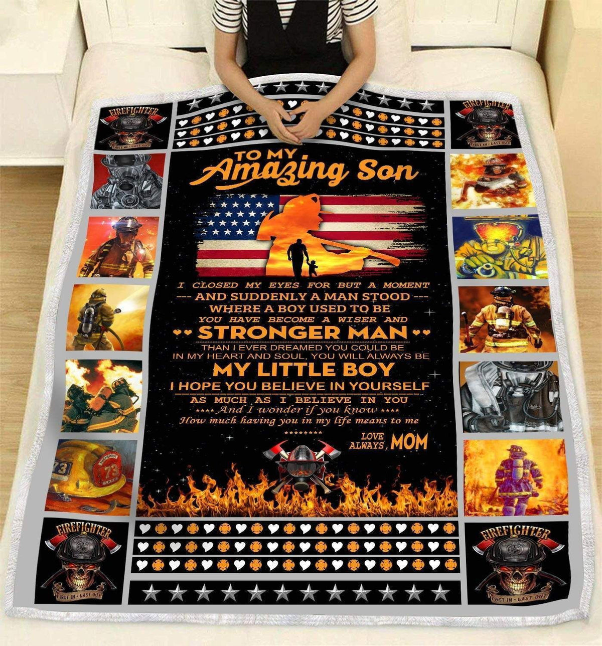 Blanket Gift For Son I Hope You Believe In Yourself