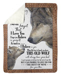 Message From Mom To Son Fleece Blanket