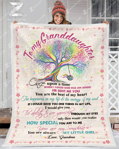 Grandma Gift For Granddaughter You Are Always My Little Girl Blanket