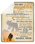 To My Daughteri Can't Imagine My Life Without You Sherpa Blanket