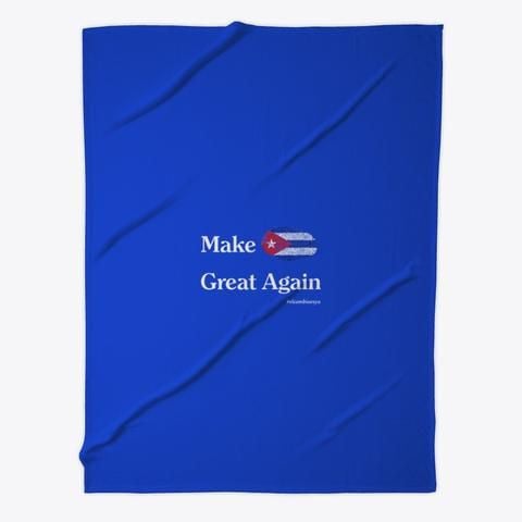 Make Cuba Great Again Custom Design Fleece Blanket