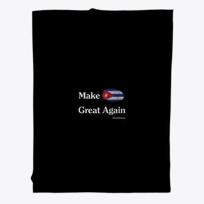 Make Cuba Great Again Custom Design Fleece Blanket