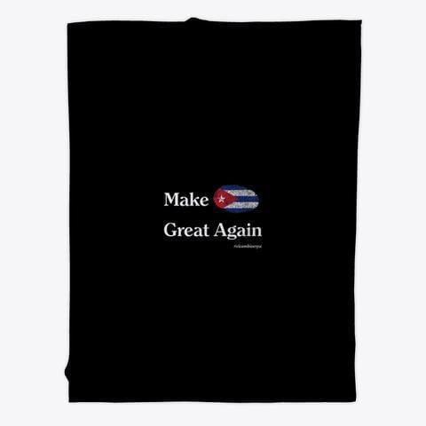 Make Cuba Great Again Custom Design Fleece Blanket