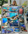 3d Huge Sea Turtle Blanket